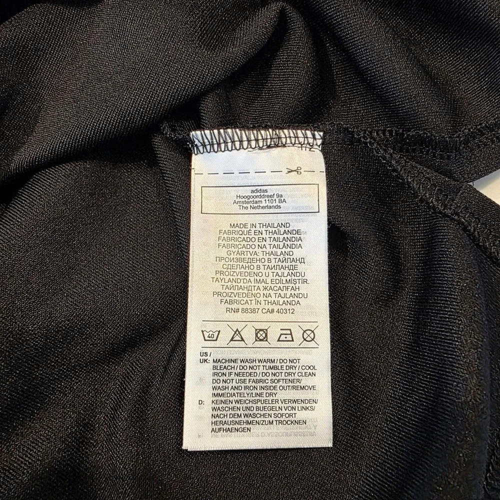 Adidas Climalite 1/4 Zip Pullover Mens Medium‎ Black White Stripes DY3145